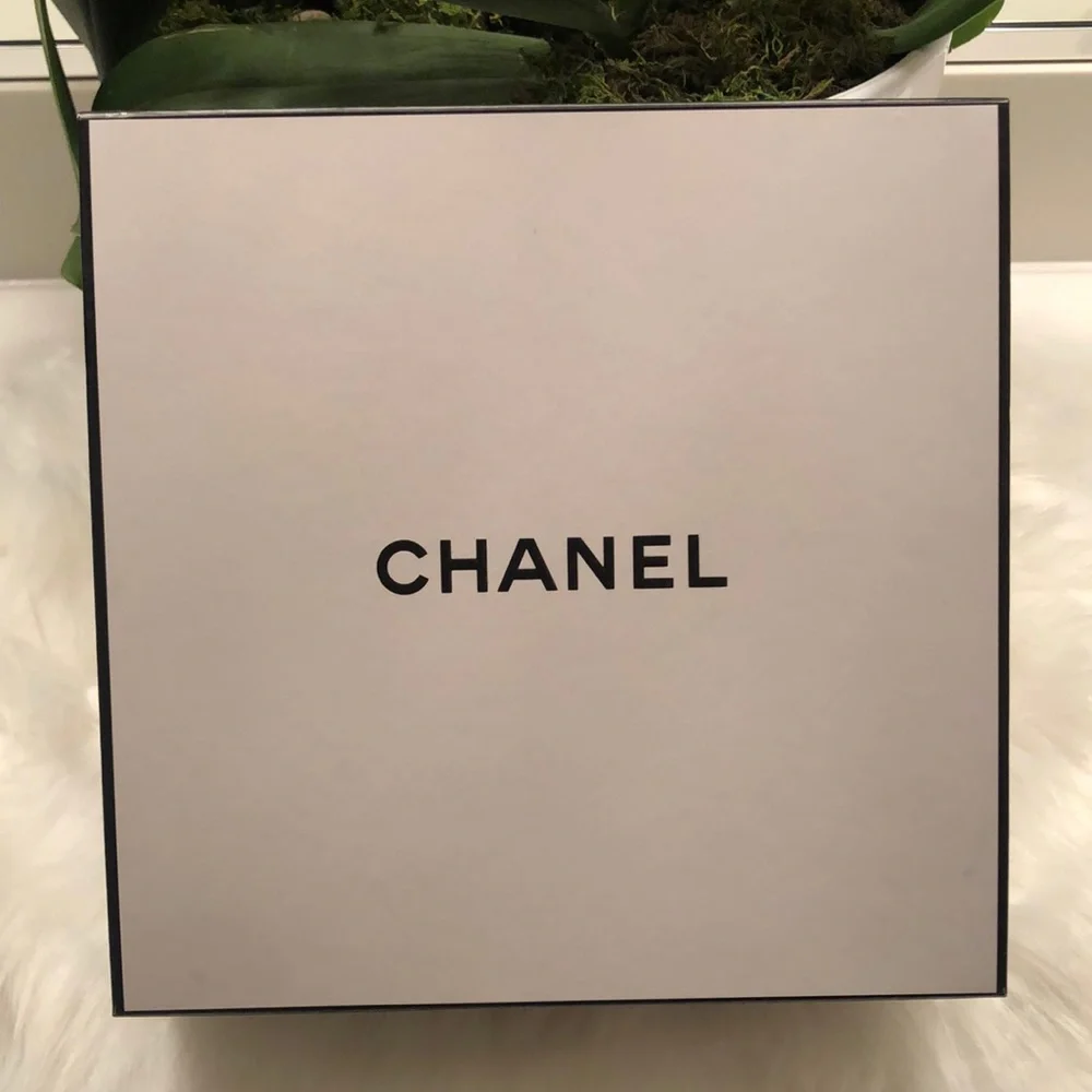 CHANEL Authentic Empty Gift Box Tissue and Ribbon